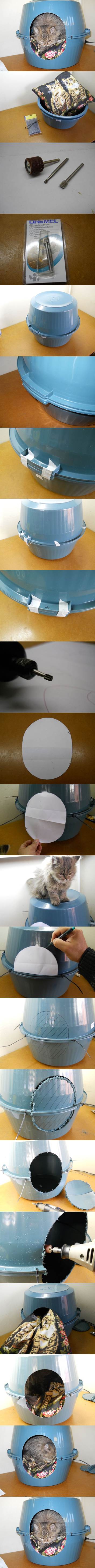 DIY Bowl Pet House 2