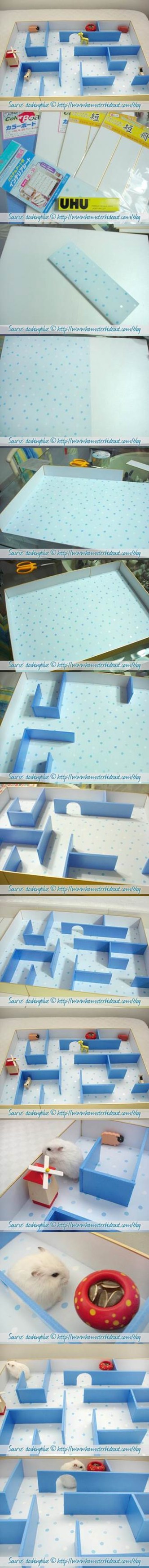 homemade hamster maze homemade hamster maze