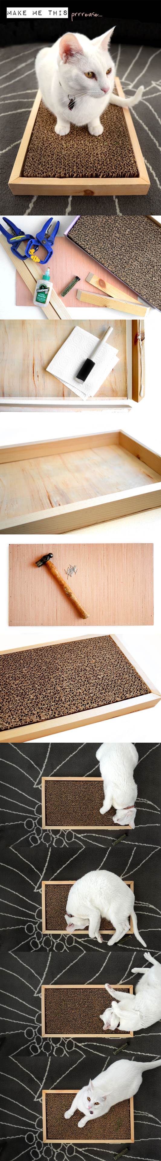 DIY Simple Cat Scratcher 2